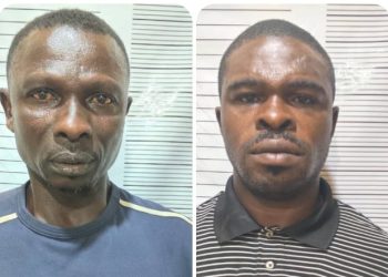 Suspected notorious ESN members, Sabastine Odo Odam, and Ejike Daniel