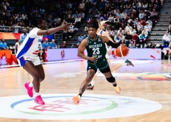 FIBA Women’s Basketball players at the 2026 World Cup Tournament in Villeurbanne.