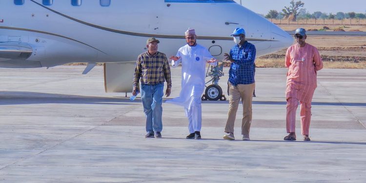 Gusau airport lands first flight