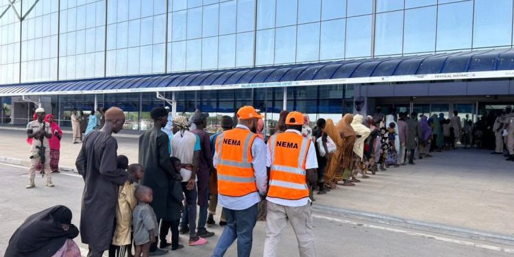 NEMA receives returnee