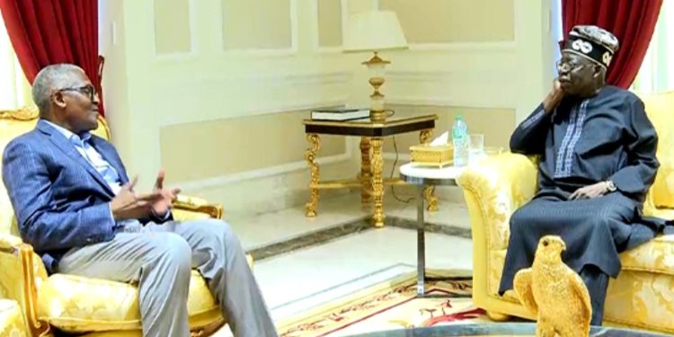 Dangote raises alarm, praises Tinubu’s UK wins