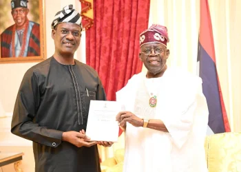 Mr Taiwo Oyedele and President Bola Tinubu