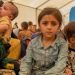 Afghan children at the reception centres