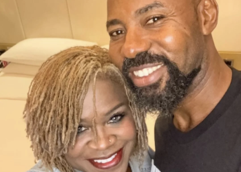 Yinka Theisen and Linc Edochie before their breakup