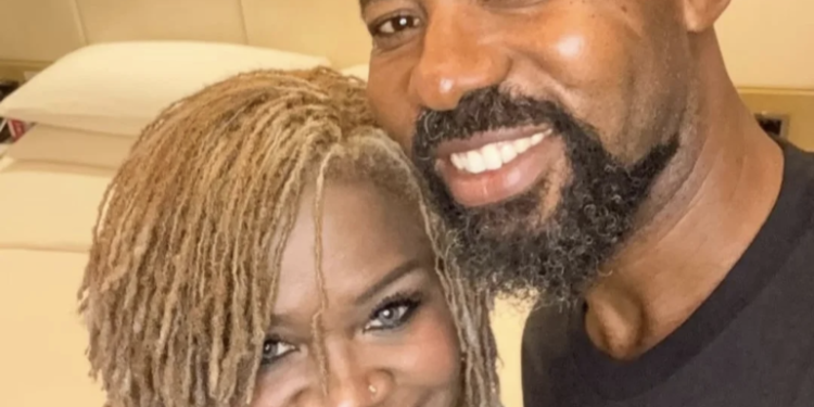 Yinka Theisen and Linc Edochie before their breakup