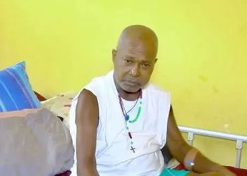 Late Henry Nwosu on a sickbed