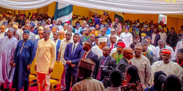 Dignitaries at the Opposition Summit in Ibadan.