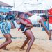 Beach wrestling