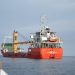A vessel at the Strait of Hormuz