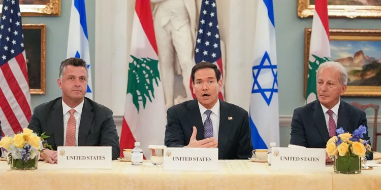 Secretary of state Marco Rubio said the talks were a historic opportunity to end Hezbollah influence in the region