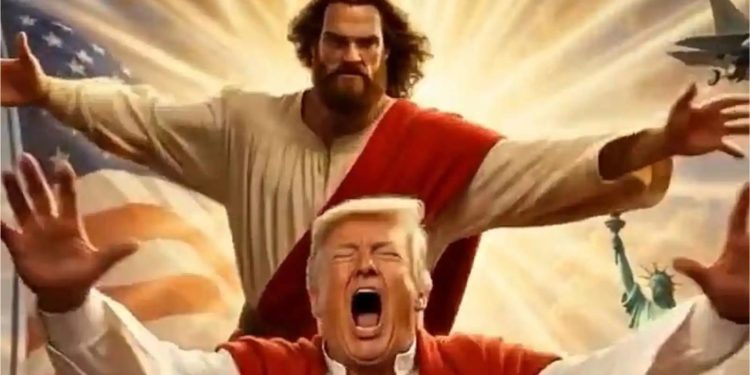 AI-generated photo of Trump