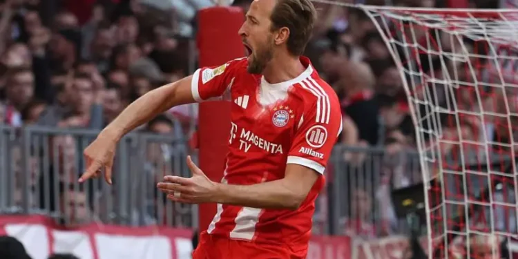 Kane has now won back-to-back Bundesliga title with Bayern Munich