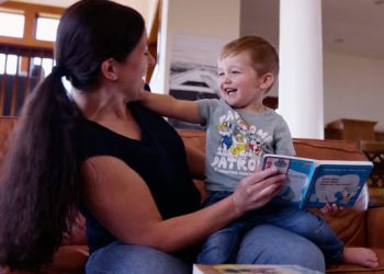 Two years-old Miles had a gene therapy delivered to both ears