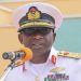Naval chief vows to complete ongoing projects