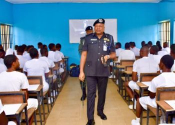 Examination of Constable recruits in Ilorin