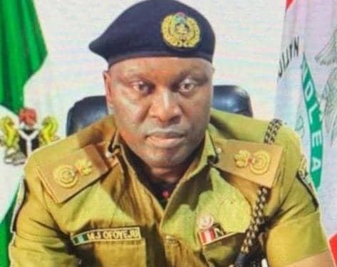 Edo state commander of the NDLEA-Mitchell Ofoyeju