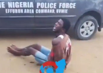 The man killed publicly by policemen in Delta State.