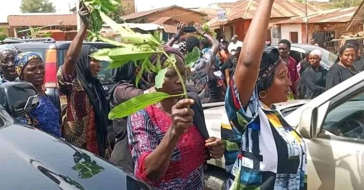 Plateau women protest arrest of youths as bandits.