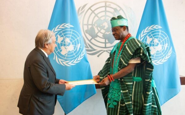 UN Secretary-General, António Guterres and Jimoh Ibrahim
