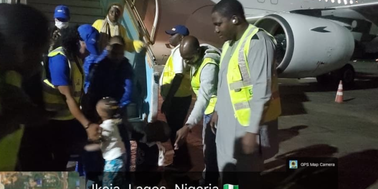 Nigerian returnees from Tripoli