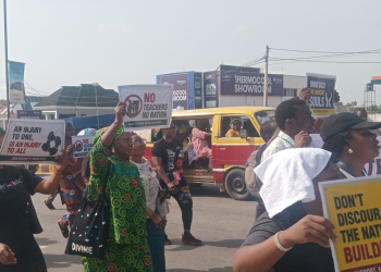 Protest over abduction of students, teachers in Ibadan