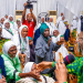 Gov Dapo Abiodun with some of pilgrims before the inaugural flight Hajj operations from Gateway International Airport, Iperu Remo