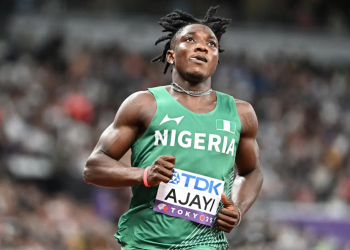 Kanyinsola Ajayi emerges as Nigeria new fastest man after he clocked a stunning 9.84 seconds in the men’s 100m at the, NCAA, East Regional on Friday