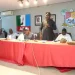 Mr Saleh Yipmong, the All Progressives Congress (APC) House of Representatives Primary Election Committee for Lagos State addressing election officers at the party secretariat on Saturday in Lagos ahead of the primaries.