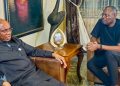 Rotimi Chibuike Amaechi [Left] with Chude Jideonwo[Right], on: “#WithChude in his first interview after the ADC presidential primaries.