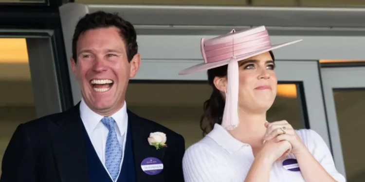 Jack Brooksbank and Princess Eugenie at Royal Ascot in 2024