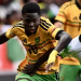 Nigerian player tango with Jamaican striker to win the Unity Cup at The Valley in London