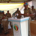 National Commandant of the Peace Corps of Nigeria, Dickson Akoh at a press conference in Abuja.