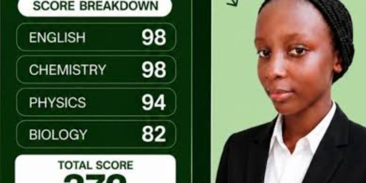 Daniella leads UTME with 372, aspires to read medicine