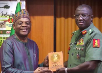 Executive Secretary, TETFund Sonny Echono and COAS,Lt. Gen. Waheed Shaibu seeking partnership