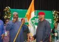 Atiku Abubakar wins ADC presidential ticket, gets symbolic party flag.