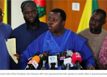 Ghana Parliament passes law to Prohibit homosexuality, LGBTQ