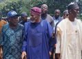 Senator Fatai Buhari welcomes Hon.Femi Gbajabiamila and Mallam Nuhu Ribadu to Ogbomoso