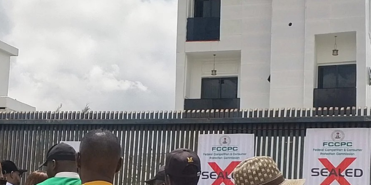 FCCPC has sealed off two estate company offices in the FCT over non-compliance with the Commission’s order.
