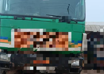 The recovered truck