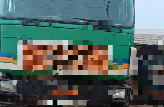 The recovered truck