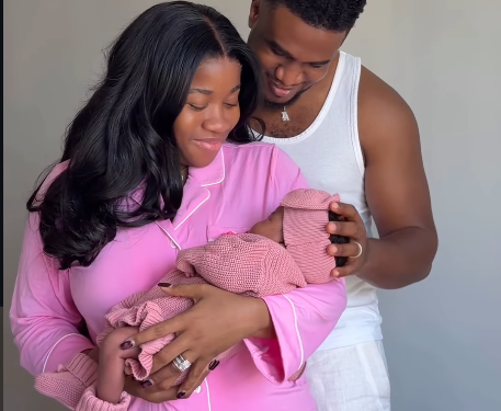 Veekee James and her husband, Femi Atere