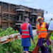 Accident Investigators at the site of the Warri-Itakpe train derailment