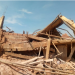 Remains of a two-storey building that collapsed under construction at Gospel Avenue, off Adesuwa Road,  Oredo Local Government Area of Edo state