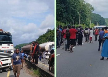 Truck Drivers Block Lagos/Ore/Benin Highway