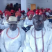 Warri leaders at a news conference held in Warri on Sunday