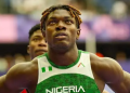 Favour Ashe at the 2026 Commonwealth Games National Trials in Lagos