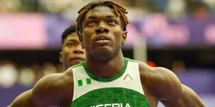 Favour Ashe at the 2026 Commonwealth Games National Trials in Lagos