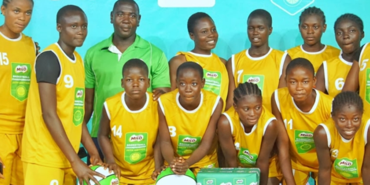 Government Secondary School, GSS, Gboko, Benue State, emerged champion of the girls’ categories at the MILO Basketball Championship Central Conference Finals