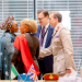 The Minister of Women Affairs and Social Development, Hajiya Imaan Sulaiman-Ibrahim, alongside the UK representatives at the Nigeria-UK Defense and Security Forum