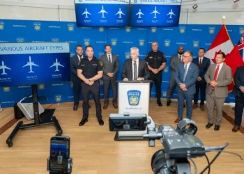 Peel Regional Police hold a press conference Tuesday following the complex fraud investigation.